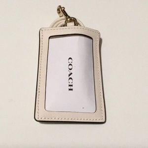 Coach Id Lanyard Floral Print